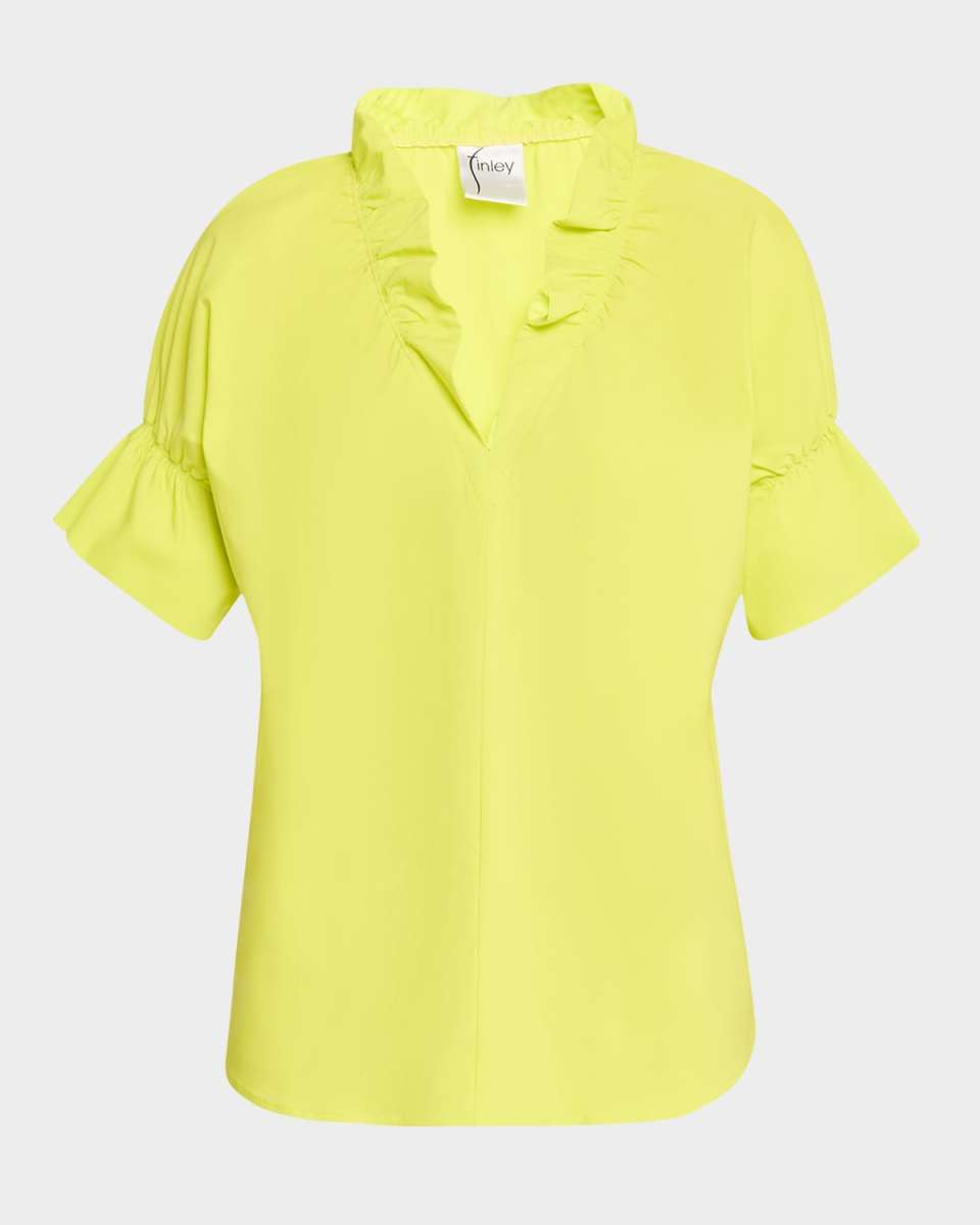 Crosby Ruffle Stretch Top